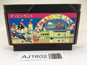 AJ1602 Mappy Land NES Famicom Japan