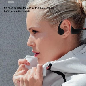 Bone Conduction Bt Headphone Stereo Ip68 Sweat Proof Open Ear Wireless Heads IDM - Zdjęcie 1 z 12