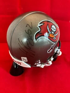 JEFF CHRISTY SIGNIERTER TAMPA BAY BUCCANEERS MINIHELM SELTEN COA - Bild 1 von 1
