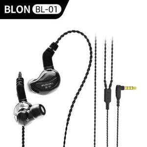 BLON BL-01 Earphone 10mm Bio-fiber Diaphragm 4 Core 6N OFC High-quality Wire IEM - Picture 1 of 8