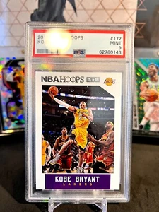 ⭐️ KOBE BRYANT & LEBRON JAMES 2015 NBA HOOPS #172 PSA 9 MINT GRADED CARD HOF 🔥 - Picture 1 of 2