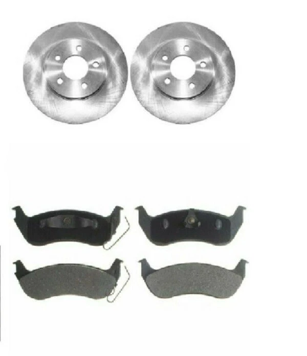 03-2011 CROWN VIC MARQUIS TOWN CAR AMBOS ROTORES TRASEROS Y PASTILLAS TRASERAS MD932 NUEVO Foto 1 de 1