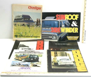 6pc 1970s Dodge Truck Van Accessories Dealer Brochure Catalogs I.H. Scout Medium - Picture 1 of 9