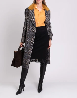 RRP€1315 VALENTINO Wool Blend Straight Skirt IT 38 / XS Silk Lined Made in Italy Foto 1 de 4