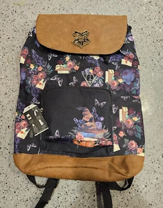 Harry Potter Dark Floral Icon Slouch Backpack Hot topic Bioworld - Picture 1 of 10