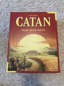Catan Trade Build Settle Board Game New- Open Box - Klaus Teuber’s CATAN