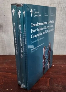 The Great Courses Transformational Leadership 12 Disc Cds + Guidebook / Roberto - Imagen 1 de 5
