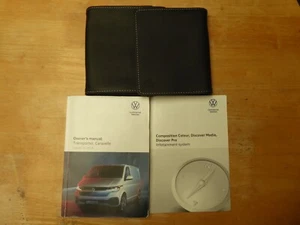 VW TRANSPORTER CARAVELLE 2019-2023 HANDBOOK OWNERS MANUAL WALLET PRINT 11.2019 - Picture 1 of 10