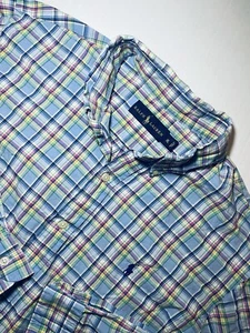 Polo Ralph Lauren Herren Hemd bunt kariert Button Down Größe XL - Bild 1 von 5