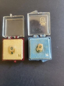 St. Regis Paper Company 5 10 Year Employee Service Lapel Pins - Picture 1 of 6
