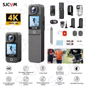 Action Cam 4K/30FPS Dual Touchscreen WiFi 20MP EIS & Micro Sd Karte SJCAM C300 - Bild 1 von 20