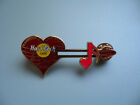 Hard Rock Cafe Amsterdam - Valentines Day - Sliding Music Note Guitar Pin 