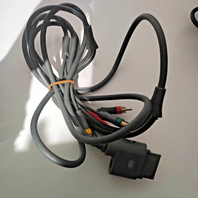 Official Genuine Microsoft Xbox 360 Scart RGB Component HD AV Cable X801255-100 - Immagine 1 di 3