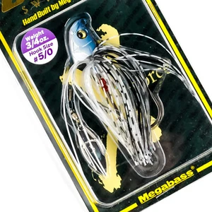 MEGABASS Uoze Swimmer Underspin Blade Weedless Swim Jig 3/4oz 5/0 Hook - HASU - Picture 1 of 3