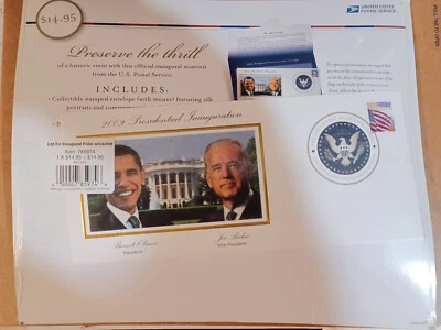 2009 Official Inauguration Day Official Commemorative Souvenir, Obama/Biden - Image 1 of 2