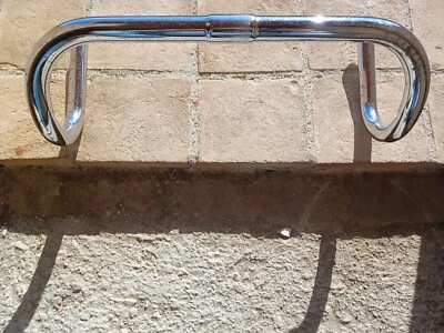  Manubrio Corsa Acciaio L'Eroica Colnago Bianchi Cinelli Vintage Somec Pinarello - Immagine 1 di 4