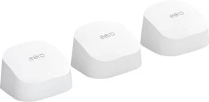 eero 6 (AX1800) Dual-Band Mesh Wi-Fi 6 System (3-pack) - No Box - VG - READ - Zdjęcie 1 z 2