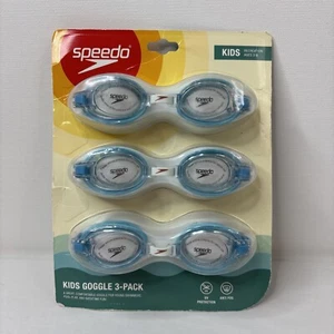 Speedo Kids Swiming Goggles 3pk Anti-fog - Age 3-8 - Picture 1 of 3