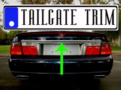 For Cadillac SEVILLE STS 1998 - 2004 Chrome Tailgate Trunk Trim Molding - Image 1 of 4