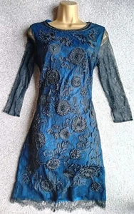 Womens COUNTRY CASUALS short lace . CC Shift Dress, Cocktail UK 12 - Picture 1 of 6
