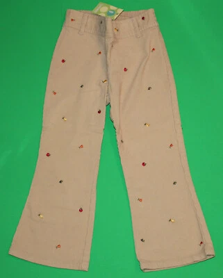 4 PANTALONES Gymboree APPLE FOR THE TEACHER Vintage Caqui Fruta Pana Niñas Nuevos con Etiquetas Foto 1 de 2
