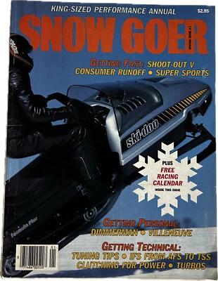 SNOW GOER Special Issue #1 Snowmobile Magazine King-Sized Performance Annual - Image 1 of 4