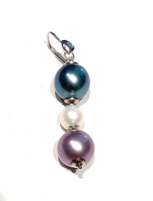 Mono Orecchino Artigianale in Argento 925 con Perle di Maiorca – diWa Jewels - Immagine 1 di 3