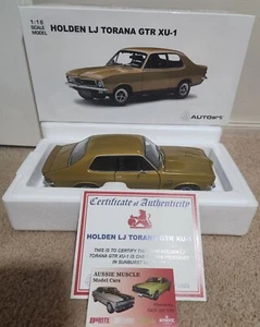 1:18 Biante Holden LJ GTR XU1 Torana in Sunburst Metallic Gold - Picture 1 of 3