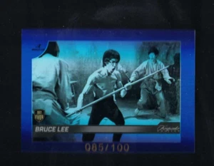 2024 BRUCE LEE Keepsake Kaleidoscope Edition Blue Refractor #4...#85/100 - Picture 1 of 1