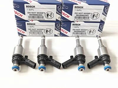 4PCS BOSCH Fuel Injectors 06H906036G Fit For VW GTI AUDI A3 A4 A5 Q5 2.0T New - Image 1 of 4