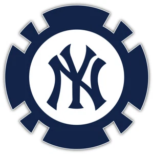New York Yankees MLB Baseball Sport Logo Car Bumper Sticker Decal "SIZES" - Picture 1 of 1