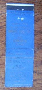 PROVIDENCE, RHODE ISLAND STREICHHOLZSCHACHTELHÜLLE: LORAC TOOLS CO. ca. 1940er STREICHHOLZSCHACHTEL -B - Bild 1 von 2