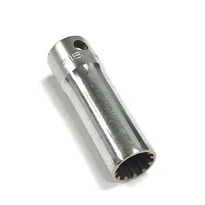 SNAP ON FELI40 12 PT. 7/16" DEEP SOCKET 3/8" DRIVE CHROME - Picture 1 of 1