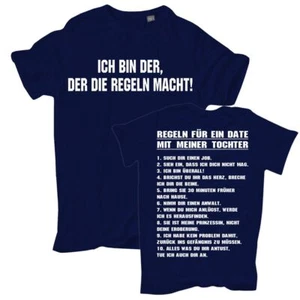 Herren TShirt Regeln für ein ein Date mit meiner Tochter Vater Männer vatertag - Bild 1 von 16