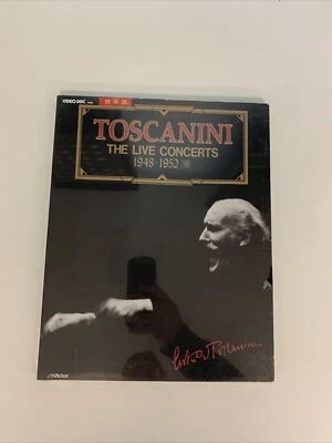 Toscanini Video Disc The Live Concerts 1948 -1952 Part VIII- SEALED Victor Japan - Image 1 of 4