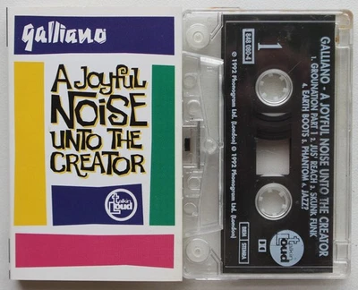 GALLIANO - A JOYFUL NOISE (TALKIN' LOUD 8480804) 1992 UK CASSETTE TAPE ACID JAZZ - Image 1 of 3