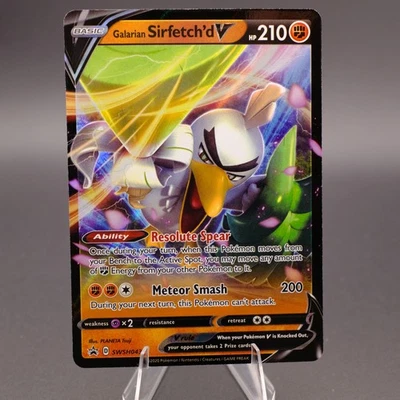 Galarian Sirfetch'd V - SWSH043 Holo Promo SWSH: Sword & Shield Promo Cards NM - Image 1 of 2