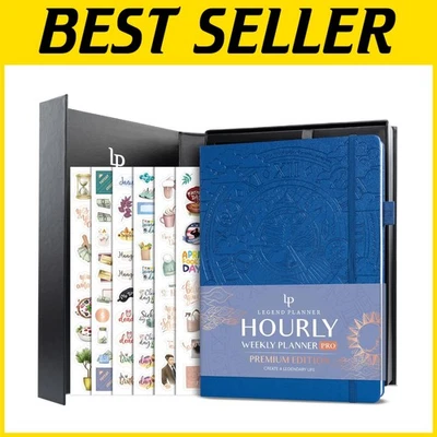 Elegant A4 Daily Organizer - Undated Layouts, Eco-Leather - Image 1 of 4