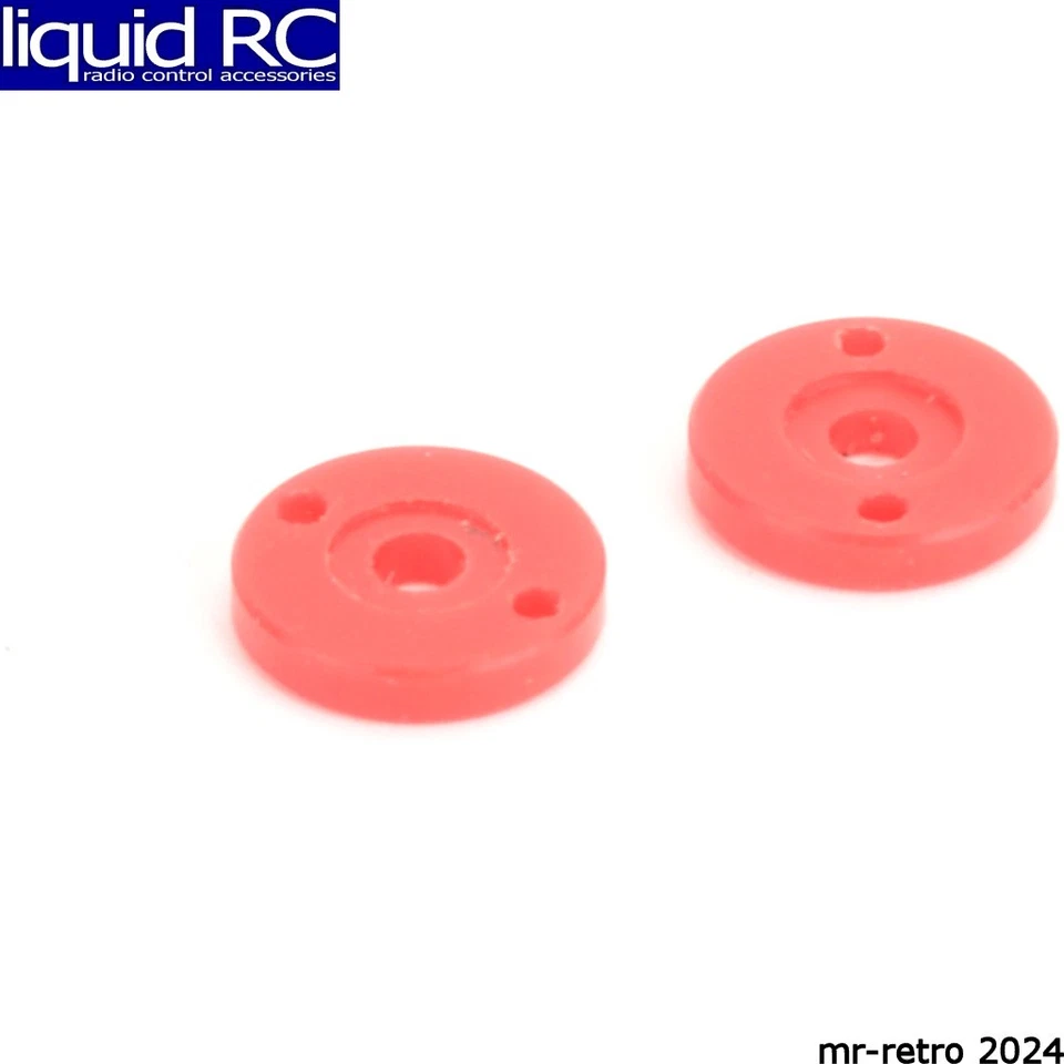 Pistón de gran diámetro Schumacher Racing Products Ltd U7087 - 2 agujeros rojo 1,70 pr Foto 1 de 1