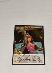 2000 Witchblade Millennium Top Cow Autographed Card signed Christina Z. 119/700 - Picture 1 of 2