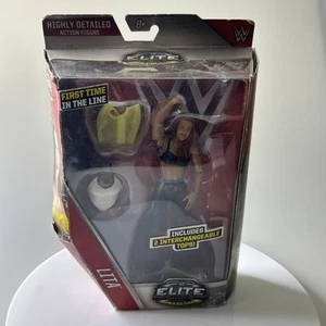 WWE ELITE COLLECTION FLASHBACK LITA ACTION FIGURE BRAND NEW Damaged Box - Picture 1 of 10
