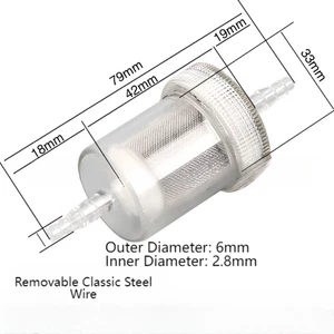 Diesel Fuel Filter Transparent Housing Diesel Heating Applications Easy Cleaning - Picture 1 of 7