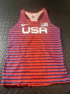 Nike Pro Elite Team USA Track & Field Running Singlet Wmn’s Sz Small AO8722-XXX - Picture 1 of 6