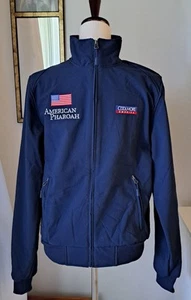 AMERICAN PHAROAH Triple Crown Winner Jacket Blue Men's Size S - Picture 1 of 11