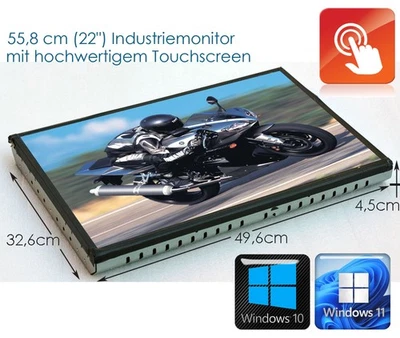 55,8 cm 22" OPENFRAME 3M MONITOR TOUCHSCREEN FullHD+ 16:10 PER WINDOWS XP 7 10 11 - Immagine 1 di 4