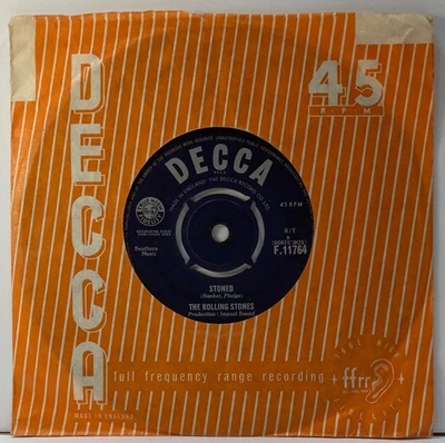 The Rolling Stones Stoned I Wanna Be Your Man Decca 1963 45 EX - Image 1 of 3