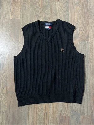 Chaleco suéter vintage Tommy Hilfiger para hombre talla grande Foto 1 de 4