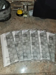 American Greetings Holiday Silver White Snowflake Tissue Paper Lot Of 6 20x20 In - Picture 1 of 1