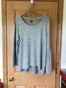 Simply Vera Bell Sleeved Pearl Bead Embellished Top Size XXL Pre-owned - Picture 1 of 6