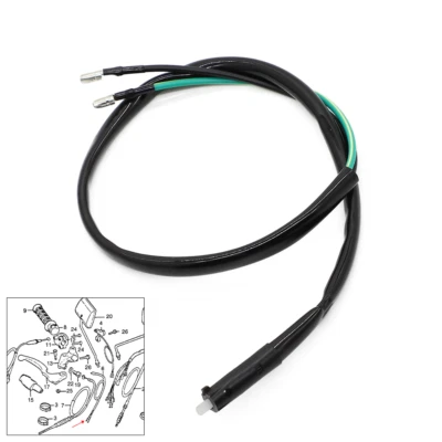 Juego de cables de interruptor de parada de freno delantero cableado para Honda SL100 SL175 CB100 XL250 Foto 1 de 4